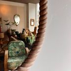 Mid Century Rope Mirror Touw Spiegel Vintage thumbnail 8