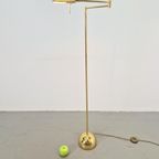 Regency Sölken Vloerlamp Messing Verstelbaar Leeslamp ´70 thumbnail 2