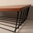 Teak Wandschap / Telefoon-Tafeltje Mid Century thumbnail 3