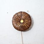 Bamboe Wandlamp Rond Bruin S thumbnail 4