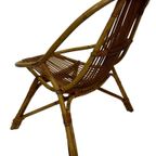 Vintage Set Van 4 Rotan Fauteuils Rohe Noordwolde 1960 thumbnail 17