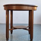 Set Of Two Low Chairs And Coffee Table From The Amsterdam School/ Art Deco Circa 1930s. thumbnail 11