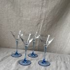 4X Baby Blauw Martini Coupe thumbnail 6