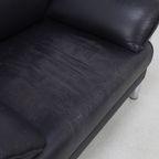 Postmoderne Fauteuil In Chroom & Leer, 1980s thumbnail 8