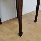 Antiek Frans Houten Bijzettafeltje Plantentafel Haltafeltje thumbnail 4