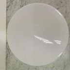 Vintage Lampenkap Van Wit Opaalglas, Witte Opaline Lamp thumbnail 4