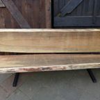 Prachtige Grote Boomstam Tuinbank 210 Cm thumbnail 18