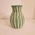 Retro Sisal Vaas Fifties Stijl Vaas thumbnail 4