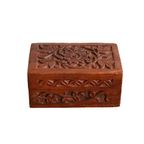 Vintage Houten Postzegel Doosje, India Jaren '60 thumbnail 3