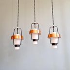 Trio Van Scandinavische Hangers In Opaline En Kopermetaal thumbnail 20