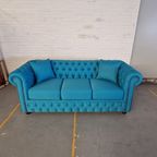 Chesterfield Bank Bahama Oceaanblauw (3-zits) thumbnail 4