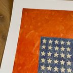 Jasper Johns (american, Born 1930), Flag On Orange Field, 1957 thumbnail 2