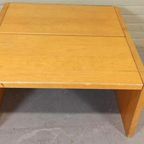 Vintage Houten Kubieke Salontafel Bijzettafel thumbnail 7