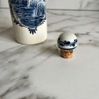 Grote Vintage Jenever Fles Van Delft Blue thumbnail 7