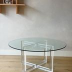 Big Round Glass Coffee Table thumbnail 3