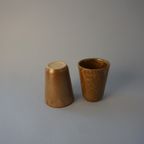 Brown Ceramic Stonewear Grés Coffee Cups thumbnail 2