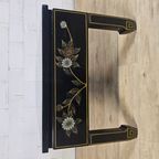 Vintage Chinese Salontafel / Oosterse Koffietafel (lakmeubel) Chinoiserie /traditioneel Tafereel thumbnail 12