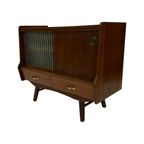 Vintage Kastje Compact Dressoir Jaren 60 Teak Fineer thumbnail 12