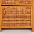 Vintage Rattan-wicker Cabinet thumbnail 7