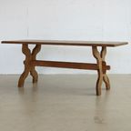 Vintage Eiken Salontafel | Tafel | Jaren 50 | Deens thumbnail 5