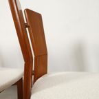 70'S Brutalist Dining Chairs - Bouclé Fabric thumbnail 6