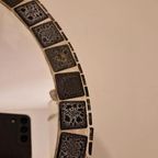 50's Vintage Ronde Spiegel Mozaique Jaren 50 Fifties thumbnail 6