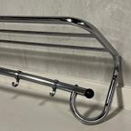Vintage Kapstok Jaren 70 Design Retro Wandkapstok Chroom thumbnail 5