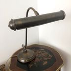 Leuke Vintage Metalen Bureaulamp Metaal Messing  Kleur thumbnail 8