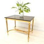 Retro Vintage Bijzettafel Hollywood Regency Goud Klassiek thumbnail 7