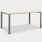 Ahrend 700 Tafel, Lichtgrijs Blad, 160 X 80 Cm, Antraciet Vast Hoogte Onderstel thumbnail 2
