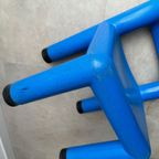 Blauwe Plastic Space Age Kinder Stoel thumbnail 6