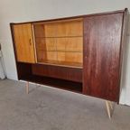 Vintage Mid Century Jaren 50 Highboard Design thumbnail 3