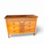 Brigitte Forestier For John Lewis & Partners / Cherrywood Commode Chest, Of Four Drawers 1990s thumbnail 9