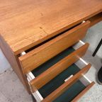 Vintage Bureau Met Zwart Frame thumbnail 5