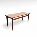 Mid-century Salontafel Teakhoutfineer Blad, Massief Teakhout thumbnail 3