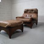 Ranger Lounge Chair With Ottoman By Erik Deforce For Gervan thumbnail 2