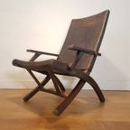 Brutalist Folding Chair Van Angel Pazmino 1974 thumbnail 12