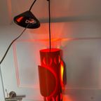 Vintage Retro Metalen Oranje Hanglamp thumbnail 3