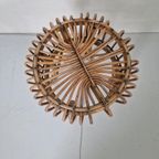 Vintage Franco Albini Rotan Bamboe Krukje Design thumbnail 4