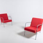 Set Of 2 Vintage Bauhaus Style Armchairs From Ikea thumbnail 3