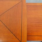 In Goede Staat Verkerende Art Deco Schuitema Design Salontafel Met Uitschuifbare Delen thumbnail 10