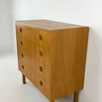 Zweedse Vintage Teak Fineren Ladekast Umasjo thumbnail 6