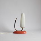 Ceramic And Brass Table Lamp, 1950S thumbnail 7