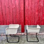 Tecta D43 Witte Slede Stoelen  (Set Van 2) thumbnail 3