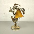 Vintage Bloemlamp Met Glaspasta Kelk thumbnail 6