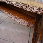 Salontafel Notenhout, Boomstam Tafel, Sidetable thumbnail 13