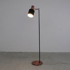 Fog En Morup Koperen Vloerlamp Studio, 1960s thumbnail 6
