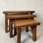 3x Brutalist Nesting Tables thumbnail 3