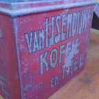 Vintage Blik, Van Ijsendijk Koffie Grutters Kruideniers Blik thumbnail 12