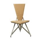 Unieke Design Stoel Kunstobject Handgemaakt Metaal Fluweel thumbnail 6